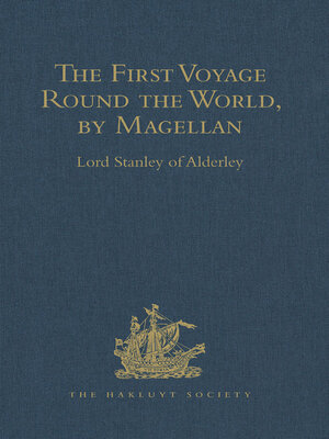 cover image of The First Voyage Round the World, by Magellan